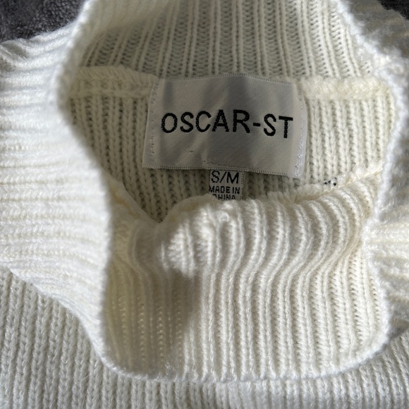 White Knitted Sweater - S - Picture 4 of 4